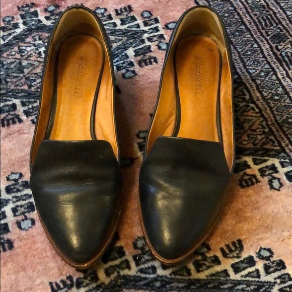 Madewell Shoes - Madewell Black leather loafers
